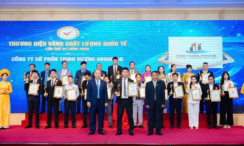 Thịnh Vượng Group vào Top 10 Thương hiệu Vàng Chất lượng Quốc tế 2025