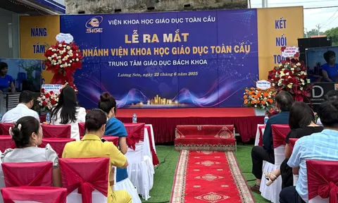 Viện Khoa học Giáo dục Toàn cầu ra mắt Trung tâm Giáo dục Bách Khoa tại Hoà Bình